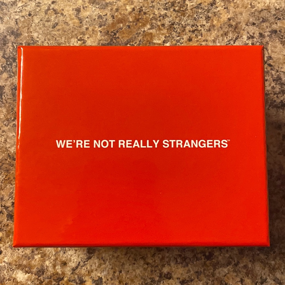 We’re not really strangers game